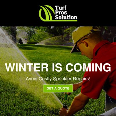 Sprinkler Blowout - Turf Pros